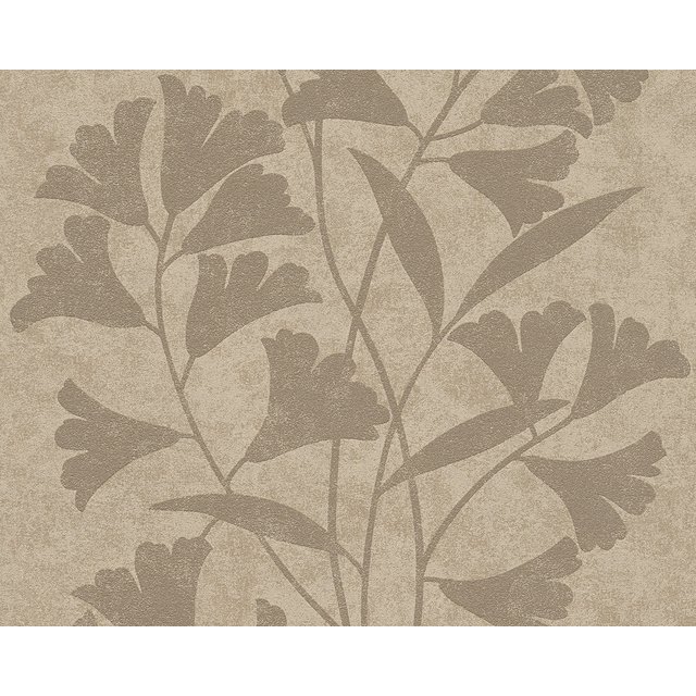 Memory2 - Style Chalet Romantique Rouleau de Papier Peint Rouge Mat Frais