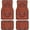 Central Persia Red Blue Tan, variant on Car Floor Mats Set of 4,Antique Oriental Turkish Persian Carpet Front Rear Carpets Mat Decorative Car Floor Carpets Rugs Non-Slip Auto Car Accessories Universal Fit for Car SUV Truck Van