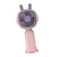 thumbnail image 5 of Mini ventilador portátil, mini ventilador de mano, con base de soporte para teléfono, lindo ventilador personal recargable USB, para oficina, cocina, rosa BLESIY Pequeño ventilador de mano, 5 of 8