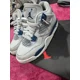 thumbnail image 3 of Ni - ke Air Jordan 4 Retro Military Blue, 3 of 5