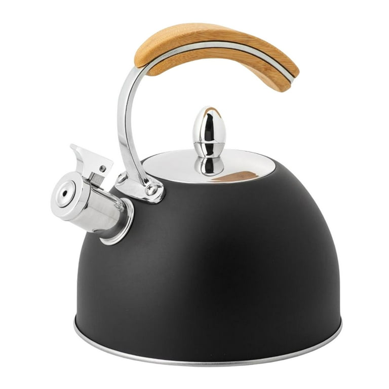 Kettle Anti-scalding Teapot for Electric/Induction/Gas Black, Size: 18x7x28.5cm