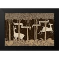 thumbnail image 2 of Crane, Walter 14x11 Black Modern Framed Museum Art Print Titled - Hind in the Wood Title Page, 2 of 5
