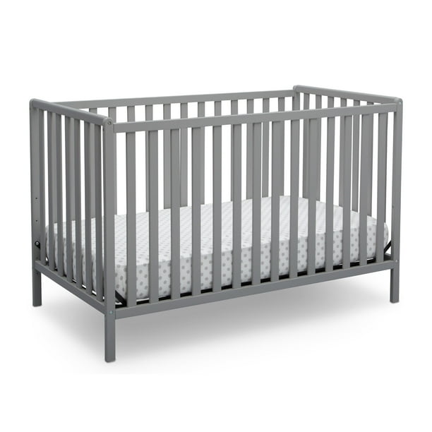 Delta Children Heartland 4in1 Convertible Crib, Gray