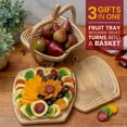 thumbnail image 7 of Gift Basket- Dried Fruit Gift Basket Tray Turns into Basket- Bonnie and Pop, 7 of 7