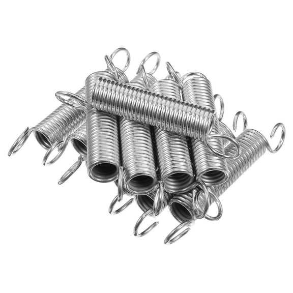 Raindrops 20pcs Tension Spring Mechanical Compression Spring Extension Spring With Hook Small Springs For Crafting Mechanical Compression Springs