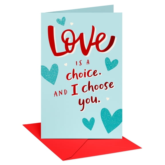 American Greetings Romantic Valentine's Day Card for Anyone (Love is a Choice)
