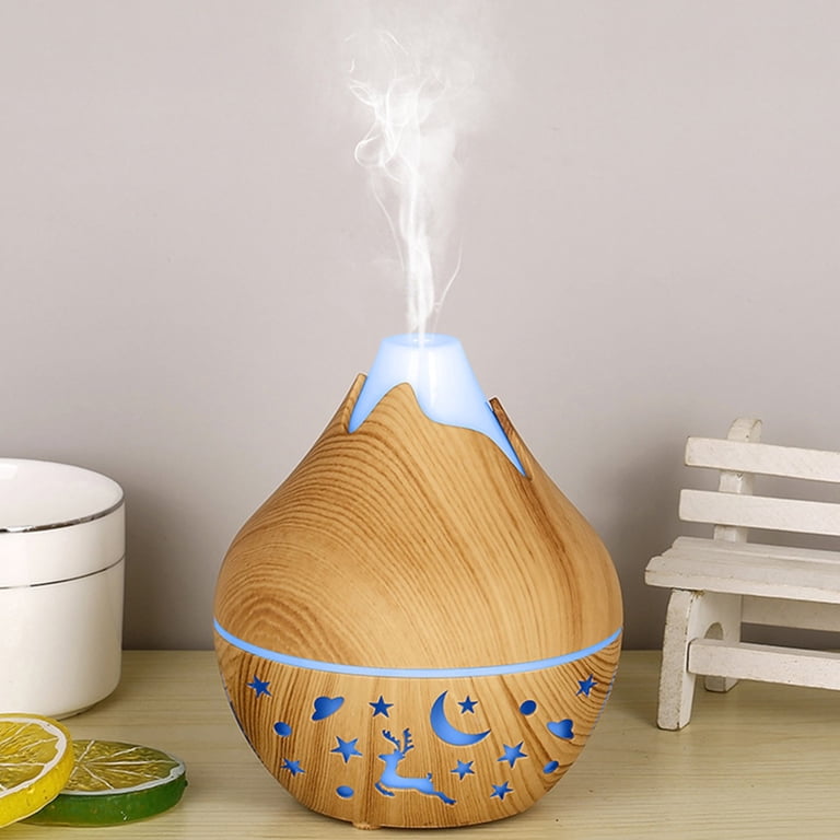 200ml Essential Oil Diffuser White - Casaluna™: Ultrasonic Aroma, Auto Shut-Off, Light Settings, Includes Remote