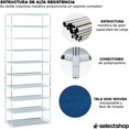 thumbnail image 4 of Zapatera De 9 Niveles Closet Plegable para Calzado Y Prendas De Vestir Estante Organizador Ajustable Armario Multiusos Mueble Rack Apilable Recamara, 4 of 7