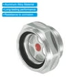thumbnail image 4 of Uxcell Air Compressor Oil Sight Glass, 2 Pack M24*1.5 Aluminum Oil Liquid Level Gauge, 4 of 5