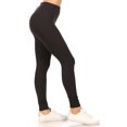 thumbnail image 2 of Women's Casual High Waist Solid Full Length Leggings, 2 of 5