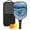 Black-2, variant on Pickleball Paddles Set Of 1, Fiberglass Surface, Turquoise Marble Pattern, 1 Paddle, 2 Balls & Bag