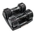 thumbnail image 1 of Set de mancuernas ajustables CAP ADJUSTABELL de 12.5 lb con agarre ergonómico, 1 of 7