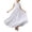 White, variant on AHTJRT Bridesmaid Flower Dress for Girl V Back Bowknot Dresses A-Line Crewneck Sleeveless Cute Elegant Wedding Party Gowns Silver 3-4 Years