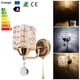 thumbnail image 1 of Cateissary Lámpara de pared de estilo moderno, soporte de luz de pared de cristal cilíndrico con colgante e interruptor de extracción, enchufe CA 85-250V Iluminación y accesorios Dorado Cateissary HA024082-01, 1 of 1