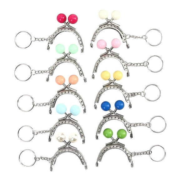 Monedero de Metal Injueey clásico cierre de beso 10 piezas