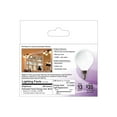 thumbnail image 4 of GE LED Light Bulbs, 25 Watt, Soft White, G16 Globe Bulbs, Small Base, 13yr, 2pk, 4 of 9