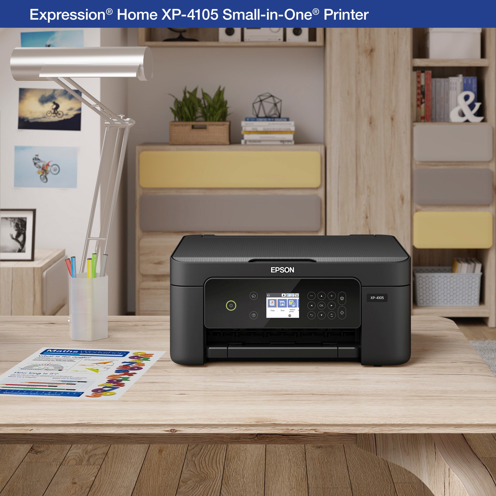 Epson Expression Home Xp 4105 Wireless All In One Color Inkjet Printer Wifi 0623