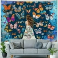 thumbnail image 4 of Orinice Butterflies Wings Tapestry Wall Hanging Unique Style Graphic Tapestries Home Wall Decor Art for Living Room Bedroom Apartment Farmhouse Dorm 40x30inch, 4 of 6