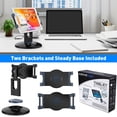 thumbnail image 2 of AboveTEK Retail Kiosk Tablet Stand, 360&Acirc;&deg; Rotating Commercial Stand for 6-13" Display Tablets as Business Tablet Holder, Swivel Design for Store POS, 2 of 8