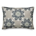 thumbnail image 2 of Creative Products Blue Medallions on Gray 14x20 Indoor / Outdoor Pillow, 2 of 3