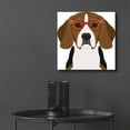 thumbnail image 6 of Epic Art 'Beagle Wearing Hipster Glasses 2' by Furbaby Affiliates, Acrylic Glass Wall Art, 12"x12", 6 of 8