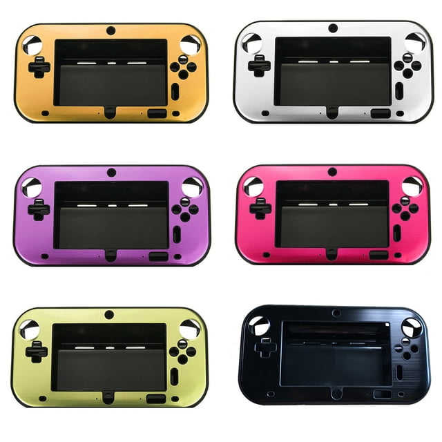 Gwong Electrónica Funda protectora a prueba de polvo de aluminio fresco para Wii U Gamepad Remote Controller