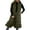 Army Green##1, variant on Long Puffer Vest Women Button Down Sleeveless Hooded Jacket Overcoat Solid Color Side Slit Winter Parka Coat