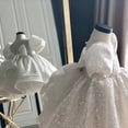 thumbnail image 3 of Vestido de princesa para niña, vestido de lentejuelas blancas, vestido de bebé, vestido de cumpleaños para niña, vestido de princesa, 3 of 6