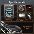 thumbnail image 2 of Plus Electric Bike for Adults, 1500W Peak 28 MPH 20" Fat Tires Electric Bicycle with Dual Suspension & Brakes Motorcycle, E-Bike White, 2 of 6