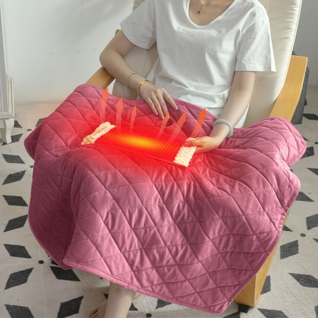 Miogawg Electric Blanket, 5v Low-Voltage Heating Blanket, Soft Warm Usb Heated Lap Blanket, Fast-Heating, Washable, Portable For Office, Dorm, Car, Home, Travel