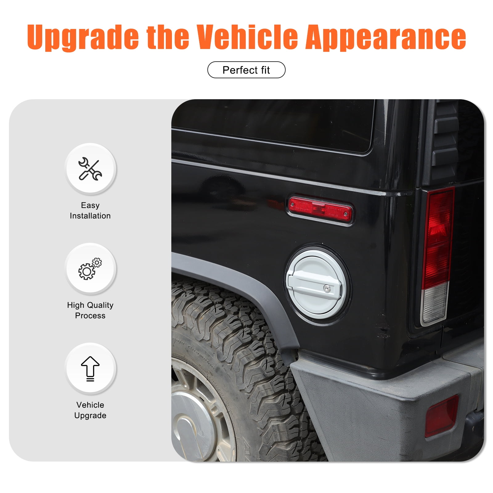 Gas cap anti-theft lock cap for 2003-2009 Hummer H2 , gas cap anti-theft cap, auto gas cap parts replacement parts