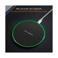 thumbnail image 3 of Wireless Charger Quick Charging Safe Ultra-thin QI Intelligent Charging Pad 10W for Smartphone-Black, 3 of 5