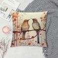 thumbnail image 2 of YANMS  Modern Decoration Throw Pillow Covers Retro Bird Flowers Throw Pillowcover Vintage Sofa Cushion Cover for Couch Double Print, 2 of 5