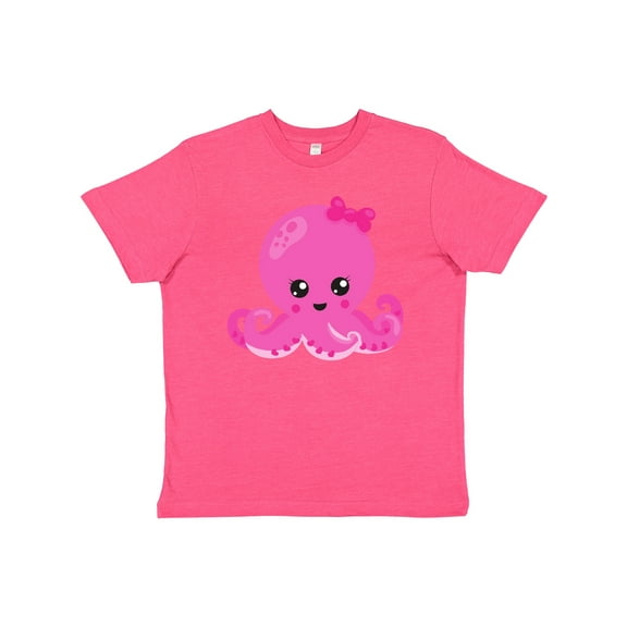 Inktastic Cute Octopus, Little Octopus, Baby Octopus, Hearts Youth T-Shirt