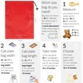 thumbnail image 3 of PALTERWEAR Drawstring Bag with Toggle - Nylon Cinch and Ditty Pouch (Red, 9 x 12 Inch), 3 of 7