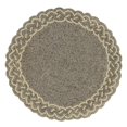 thumbnail image 1 of Saro Lifestyle 4180.S14R Set de Table Rond Perlé et Brodé de 14 Pouces en Argent - Lot de 4, 1 of 1