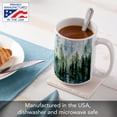 thumbnail image 4 of Highland Home Misty Tree Line 15 oz. Decorative Ceramic Mug, 4 of 6