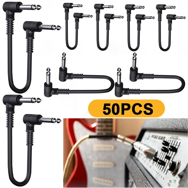 Cable Pedal Guitarra Eléctrica 6 35 Cable Conexión Amplificador Guitarra 15cm