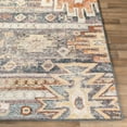 thumbnail image 5 of Livabliss Area Rugs for Living Room, 5ft Round New Mexico Rustic Blue Round Rug, Bedroom Dining Room Home Decor Stain Resistant Carpet (5'3" x 5'3"), 5 of 8