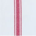 thumbnail image 3 of Arkwright Kitchen Herringbone Tea Towels, Pack of 12, White with Red Stripe, 100% Cotton, 15 x 25 in, 3 of 5