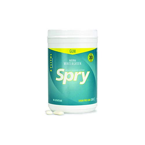 Spry Fresh Natural Xylitol Chewing Gum Dental Defense System Aspartame