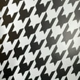 thumbnail image 6 of Self Adhesive Vinyl Black and White Houndstooth Plaid Shelf Liner Contact Paper for Cabinets Dresser Drawer Cupboard Door Bookshelves Funiture Table Walls Decor 16X98 Inches, 6 of 10