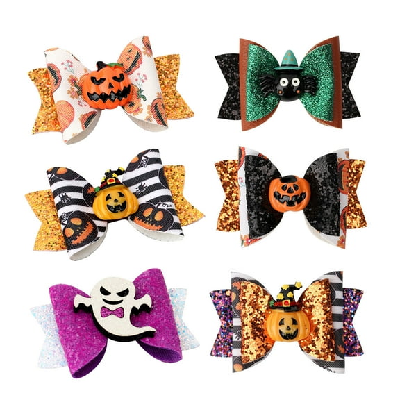 Generic Baby Kids Halloween Headwear Party Decoration Hair Clips Accessory for Holiday Christmas Halloween Party（One Size Multi-color）