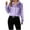 Purple(Trending), variant on Mingw Silk Button Down Shirts Satin Blouses for Women Casual Long Sleeve Shirt Business Office Work Tunic Tops ,Purple,XS