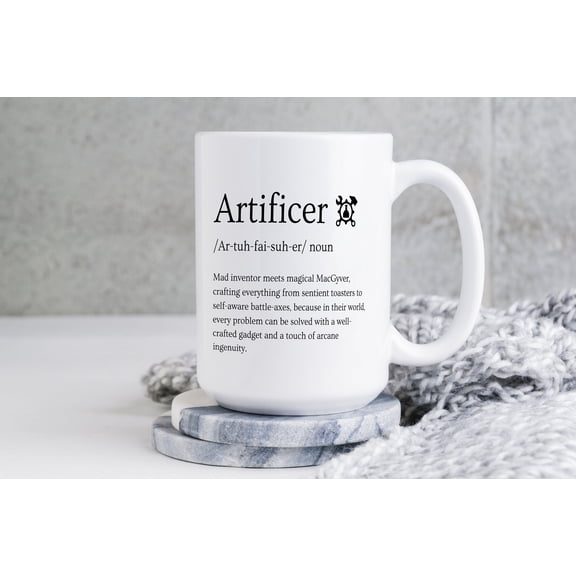ChaChaCoo DnD Artificer Dungeons and Dragons Artificer Mug DnD Mug Dungeons and Dragons Gifts Artificer Gift DnD Player Gifts Dungeon Master Gift