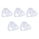 thumbnail image 1 of Wosthever 5 piezas de plumas de Navidad, tira de cinta colorida, árbol de Navidad, penacho Artificial, adorno DIY para decoración del banquete Decoración del hogar Blanco, 1 of 6