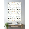 thumbnail image 2 of Birds On A Wire Pattern Poster Wall Art, Modern Wall Decor For Living Room Bedroom, 8x12 UNFRAMED, 2 of 3