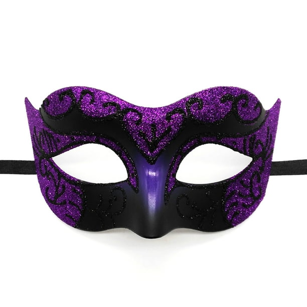 Máscara para cosplay, pintura morada, accesorios para disfraces