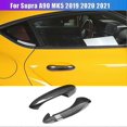 thumbnail image 2 of Real Carbon Fiber Outside Exterior Door Handle Cover Trim for A90 MK5 2019 2020 2021, 2 of 5