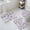 Purple, variant on Red Boho Flower Bath Mat 3 Piece Bathroom Rug Set, Vintage Paisley Farmhouse Pattern Non Slip Bath Rug Contour Mat and Toilet Lid Cover, Absorbent Shower Mats Soft Bath Rugs and Mats Sets